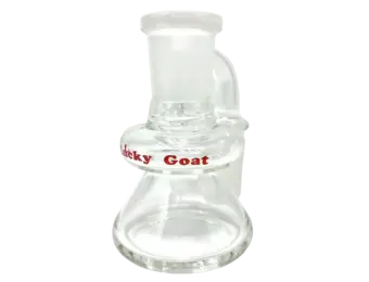 Lucky Goat  - Ash-Catcher Glass Dry 3" Clear