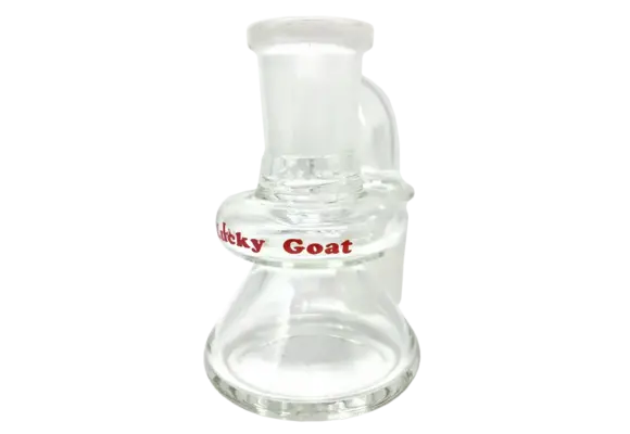 Lucky Goat - Ash-Catcher Glass Dry 3" Clear