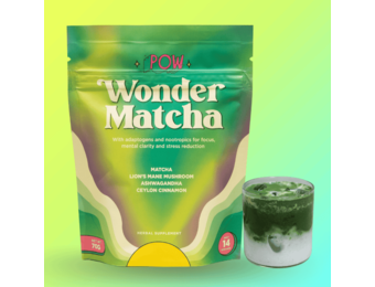 POW - Nootropics Unsweetened Wonder Matcha Herbal Supplement 2.5oz