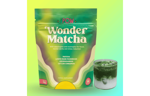 POW - Nootropics Unsweetened Wonder Matcha Herbal Supplement 2.5oz