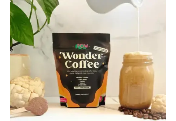 POW - Nootropics Collagen Protein Wonder Coffee Herbal Supplement 5.9 Oz