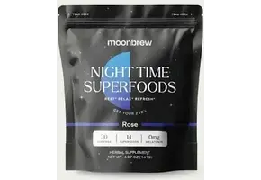 Noonbrew - Moonbrew Nighttime Superfood  ROSE 30 servings