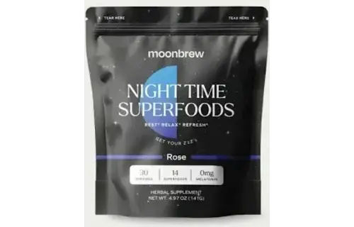 Noonbrew - Moonbrew Nighttime Superfood  ROSE 30 servings