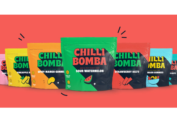 Chilli Bomba - Gummies Chamoy Coated 8oz