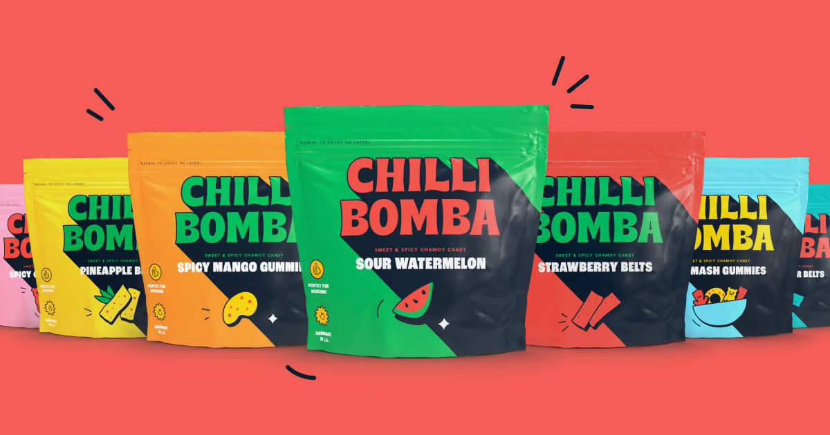 Chilli Bomba - Gummies Chamoy Coated 8oz