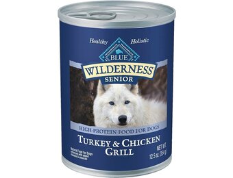 Blue Buffalo - Dog Food Turkey & Chicken Grill Canned 12.5oz Senior