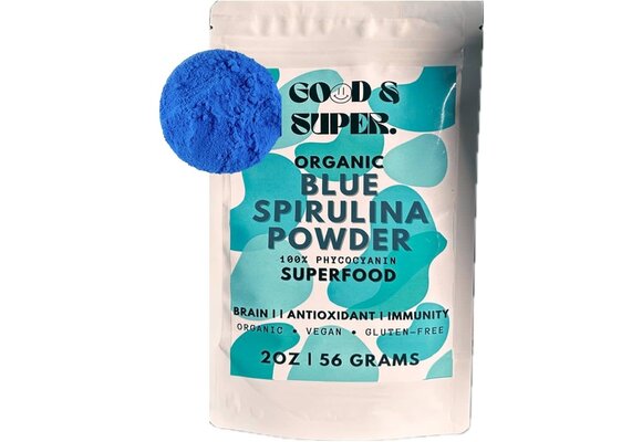 Good & Super - Superfood Organic Blue Spirulina Powder 2oz