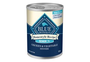 Blue Buffalo - Dog Food Homestyle Recipe Canned 12.5oz Senior 7+