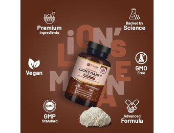 Prowise Healthcare - Lions Mane Mushroom Supplement 4000mg 180ct
