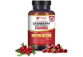 Prowise Healthcare - Cranberry + Vitamin C Triple Strength Supplement 30000mg 180ct