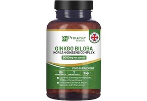 Prowise Healthcare - Ginkgo Biloba Korean Ginseng Complex Supplement 16000mg 180ct