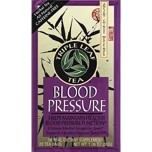 Triple Leaf Tea - Herbal Tea Blood Pressure Tea 20ct