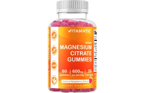 Vitamatic - Magnesium Citrate Gummies 600mg 60ct