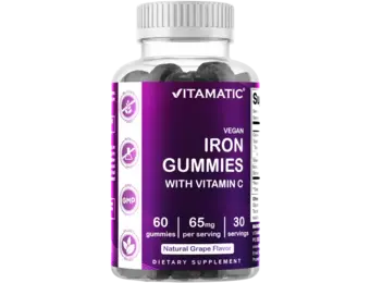 Vitamatic - Iron Gummies w/ Vitamin C 1950mg 60ct