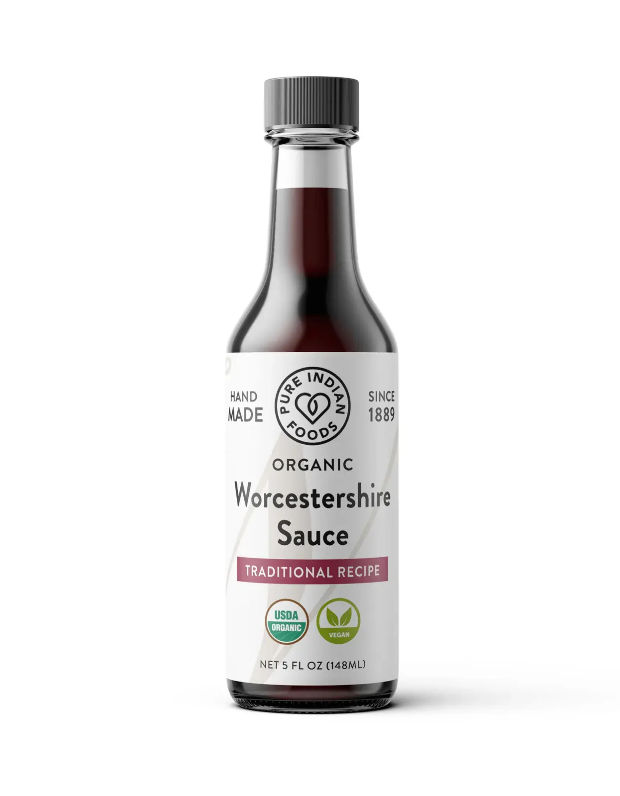 Pure Indian Foods - Worcestershire Sauce Organic 5oz