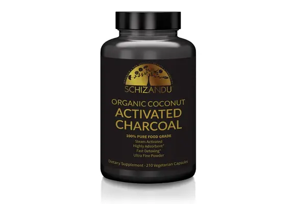 Schizandu - Activated Charcoal Capsules Organic Coconut 210ct