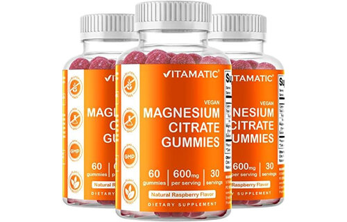 Vitamatic - Magnesium Citrate Gummies 600mg 60ct