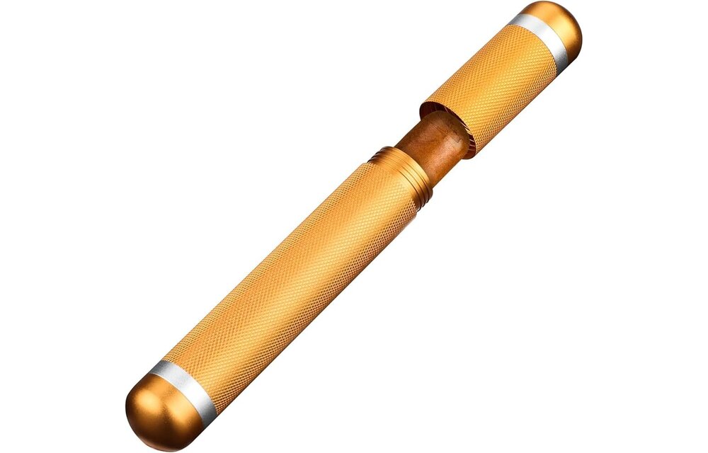 TGR - Cigar Holder Aluminum Gold