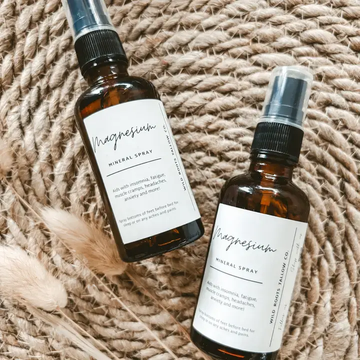 Wild Roots Tallow Co. - Magnesium Spray Sleep & Sore Muscle Aid 2oz