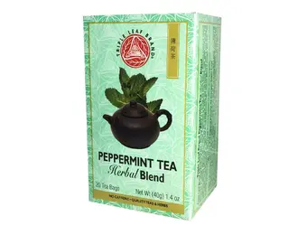 Triple Leaf Tea - Herbal Tea Blend Peppermint Tea 20ct