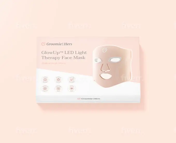 Groomie Hers - Face Mask LED Light Therapy GlowUp