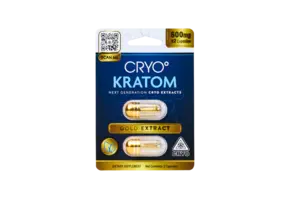 Cryo Kratom - Kratom Extract Capsules Next Gen Gold 600mg 2ct