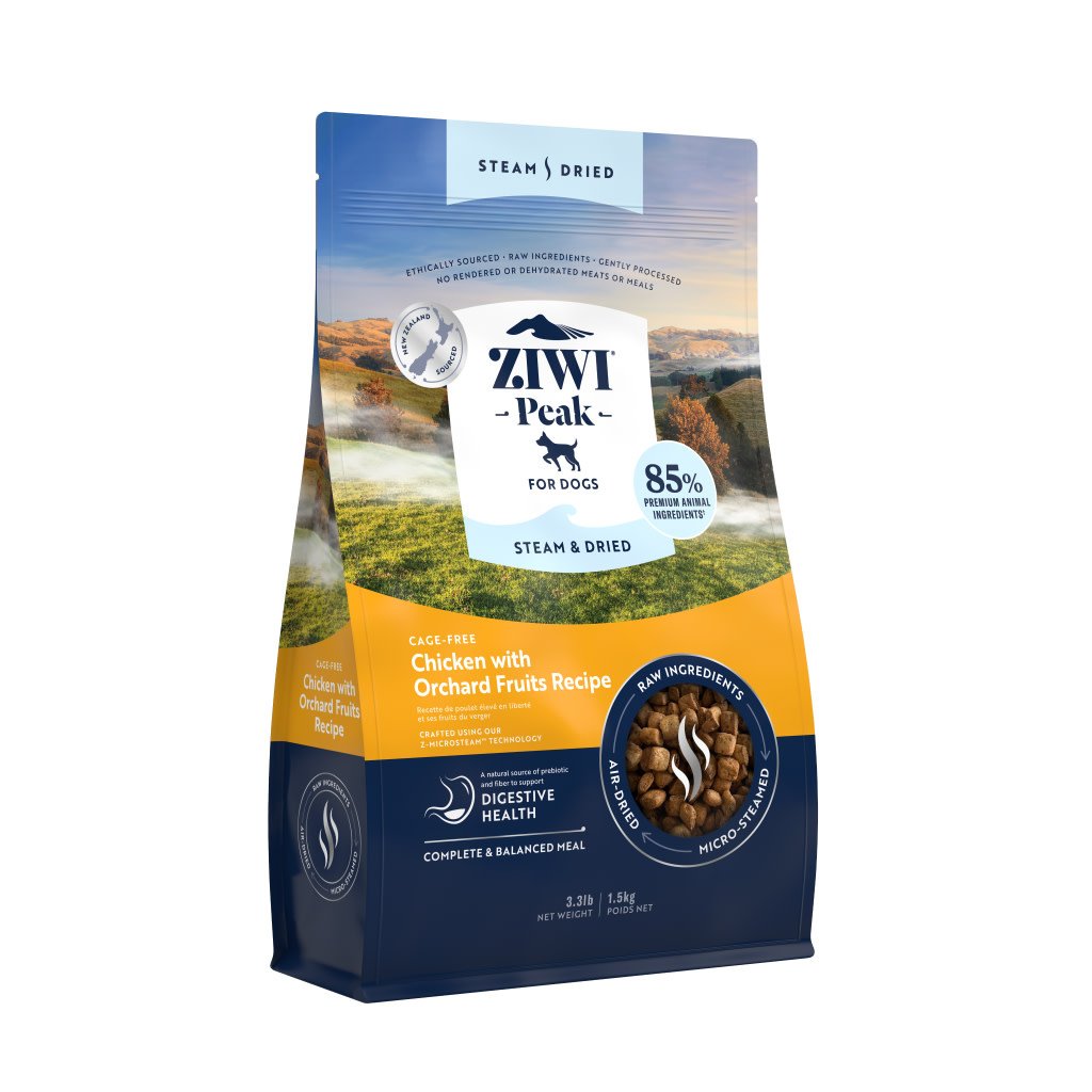 Ziwi Peak - Dog Food Steam Dried All Breeds & Ages 3.3lb 1.5kg