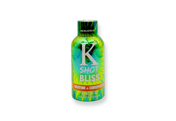 KShot - Kratom Extract Shot 60ml BLISS Kratom + Cordyceps