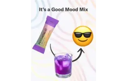 Psychedelic Water - Kava + Velvet Bean Good Mood Mix GRAPE Pouch 7.6g