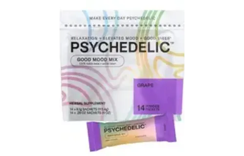 Psychedelic Water - Kava + Velvet Bean Good Mood Mix GRAPE Pouch 7.6g