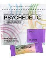 Psychedelic Water - Kava + Velvet Bean Good Mood Mix GRAPE Pouch 7.6g