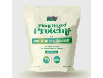 POW - Plant Based Protein+ Adaptogenic Collagen Builder 15g Protein 16.9oz Vanilla