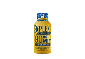 K-Plex - Kratom Extract Shot Ultimate Gold 90mg Blue Razz 2oz