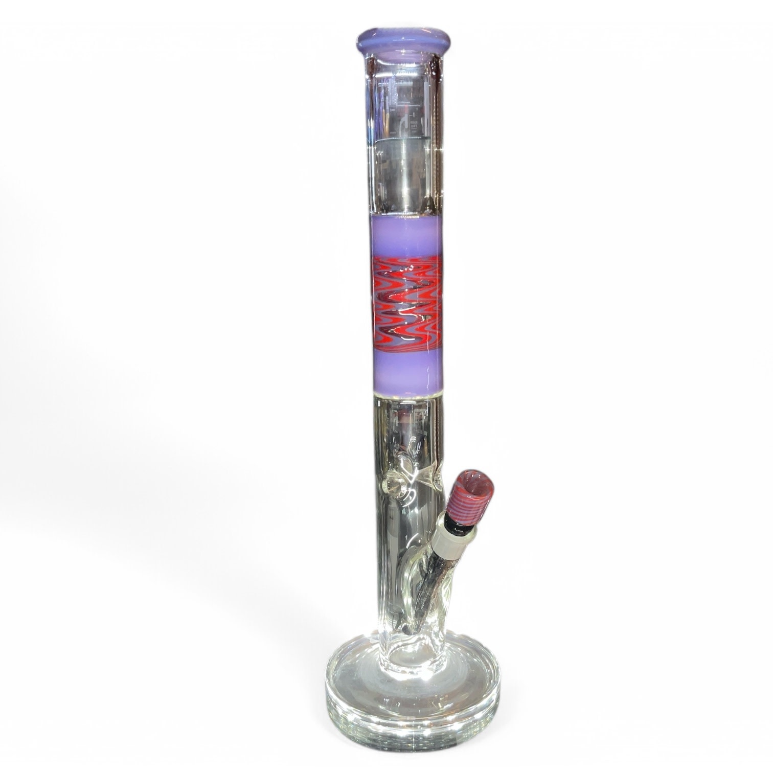 MAV - Water Pipe Glass Straight Wig Wag 19"