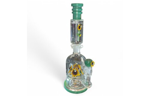 Apollo - Water Pipe Glycerin Sunflower Series 18"