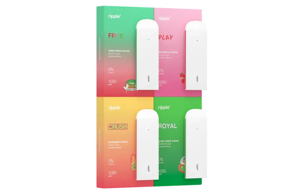 Ripple - Disposable Vape Diffuser No Nicotine 1000 Puffs