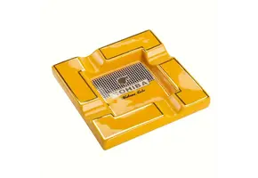 Cohiba - Porcelain Square Ashtray Yellow 8"