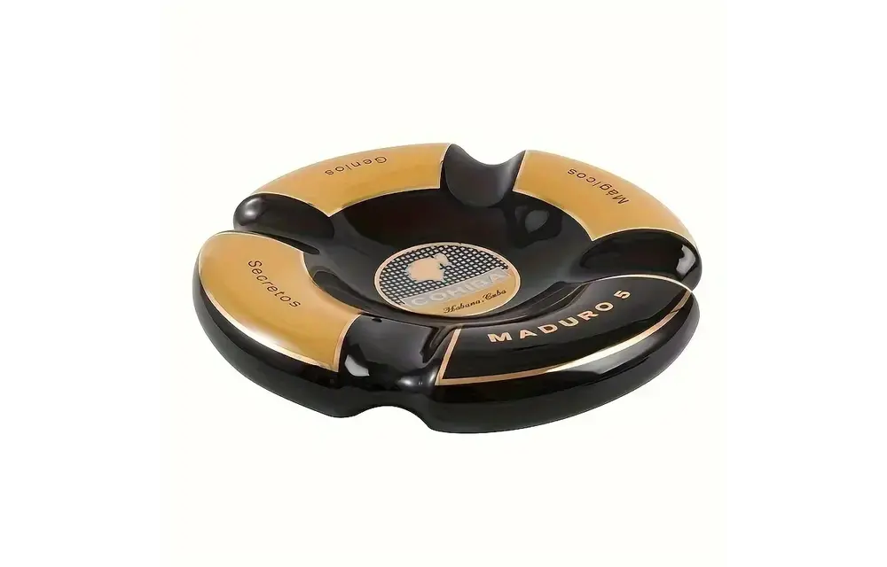 Cohiba - Porcelain Ashtray Round 4 Slot 8.5"