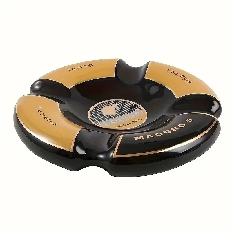 Cohiba - Porcelain Ashtray Round 4 Slot 8.5"