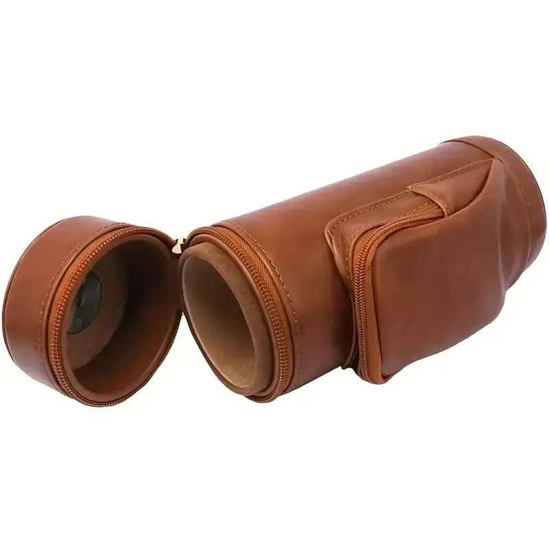 TGR - Cigar Humidor Faux Leather Storage Bag Cedar Lined
