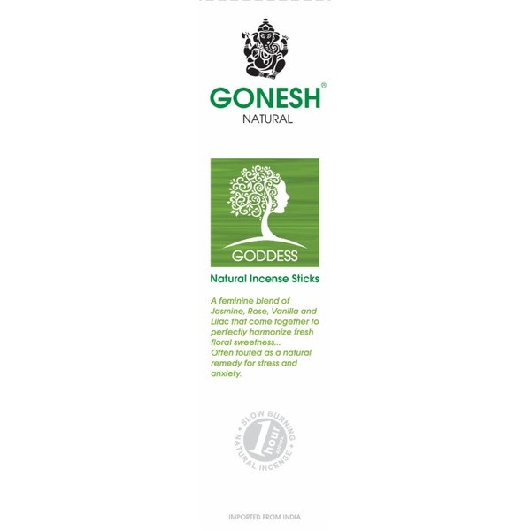 Gonesh - Aroma Incense Sticks Natural 17ct