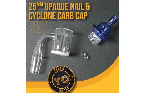 Yo Dabba Dabba - Glass Banger Cyclone Set 14mm 90° Opaque