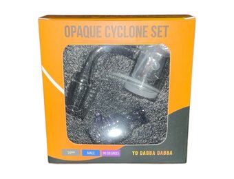 Yo Dabba Dabba - Glass Banger Cyclone Set 14mm 90° Opaque