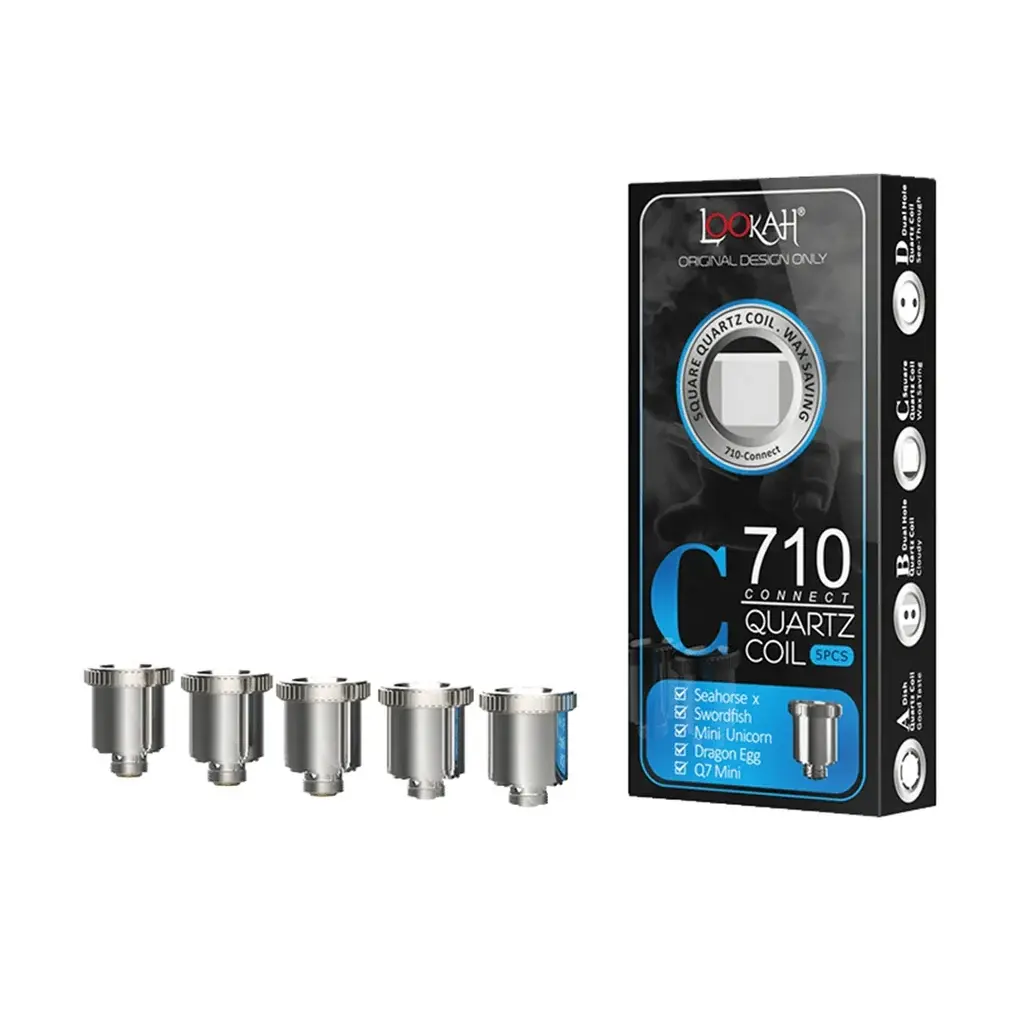 Lookah - Quartz Coil 710 Connect 5pk