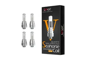 LOOKAH - Seahorse Coil Quartz See Through V 4pk