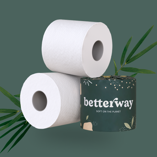 Betterway - Toilet Paper Bamboo Single Roll 3-PLY