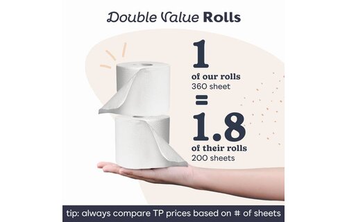 Betterway - Toilet Paper Bamboo Single Roll 3-PLY