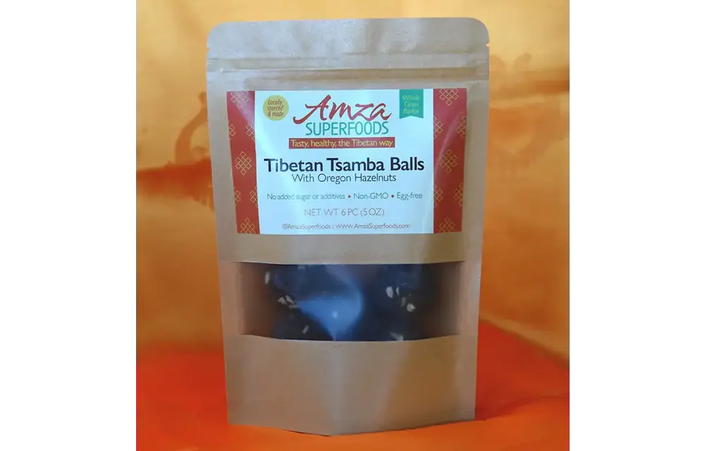 Amza Superfoods - Tibetan Tsamba Balls w/ Organic Hazelnuts 5.10oz