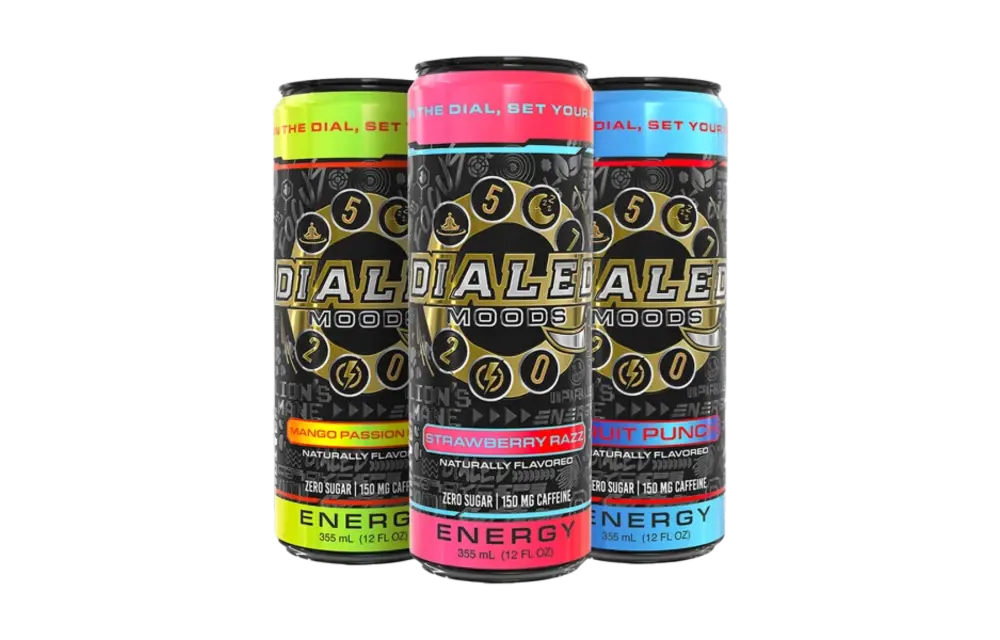 Dialed Moods - Kratom Mushroom Energy Drink 150mg Caffeine 355ml