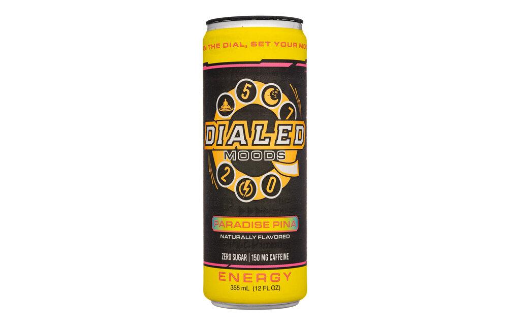 Dialed Moods - Kratom Mushroom Energy Drink 150mg Caffeine 355ml